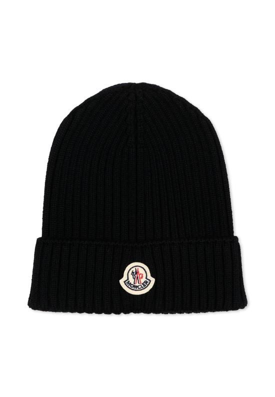 26FW [키즈] 몽클레어 모자 L2954 3B00009 M1131 999 BLACK