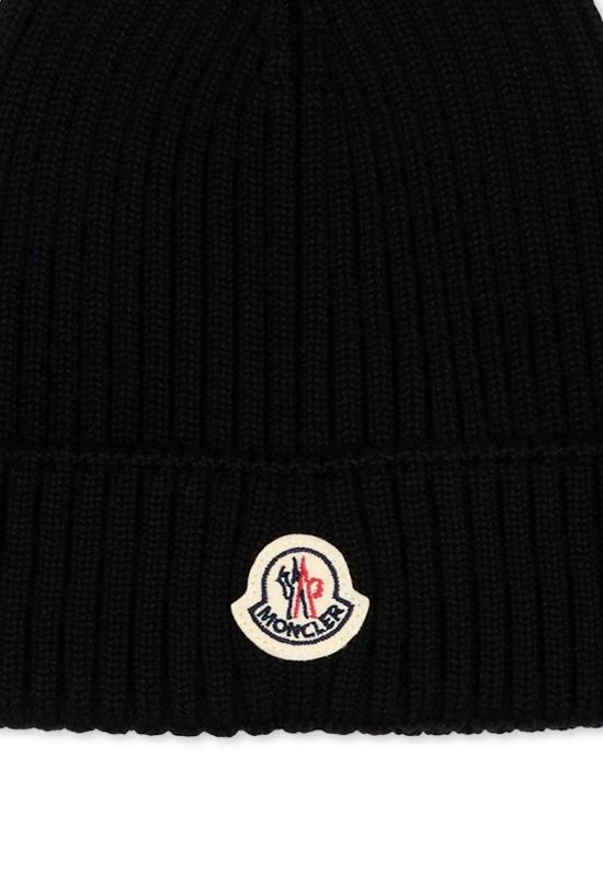 26FW [키즈] 몽클레어 모자 L2954 3B00009 M1131 999 BLACK - MONCLER