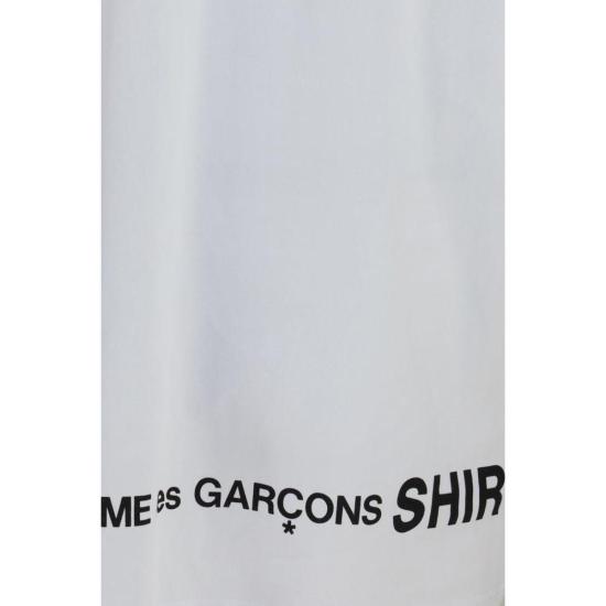 26SS 꼼데가르송 반팔 티셔츠 Comme Des Garçons 코튼 티셔츠 화이트 - COMME DES GARCONS