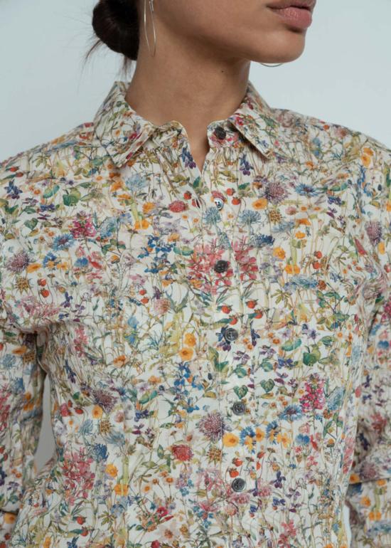  모나 탈하이머 블라우스 Mona Thalheimer Edie 셔츠 Liberty Wild Flowers - MONA THALHEIMER