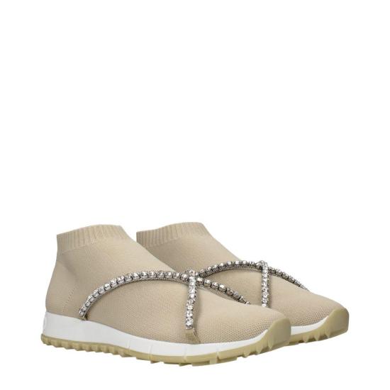  지미추 로퍼 패브릭 슬립온  베이지 - JIMMY CHOO
