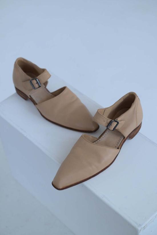  구이디 샌들 Guidi Tx03 메리 제인 신발 Tan - GUIDI