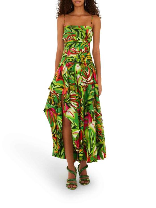 26FW 팜 리오 롱 원피스 363485L0026 Green - FARM RIO