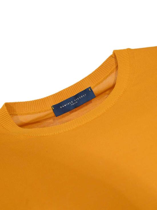 26SS 다니엘피에솔리 반팔 티셔츠 DF0307SENAPE Dark Yellow - DANIELE FIESOLI