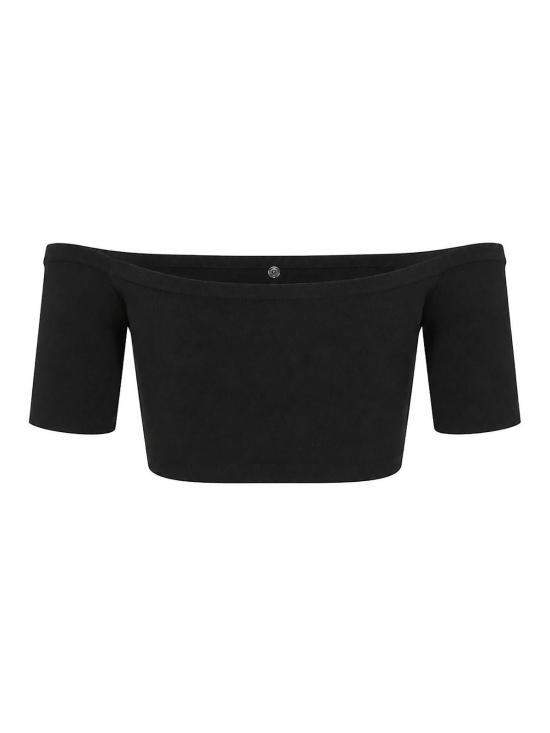 26SS 엘리자베타프랜치 민소매 티셔츠 TK86B62E2110 BLACK - ELISABETTA FRANCHI