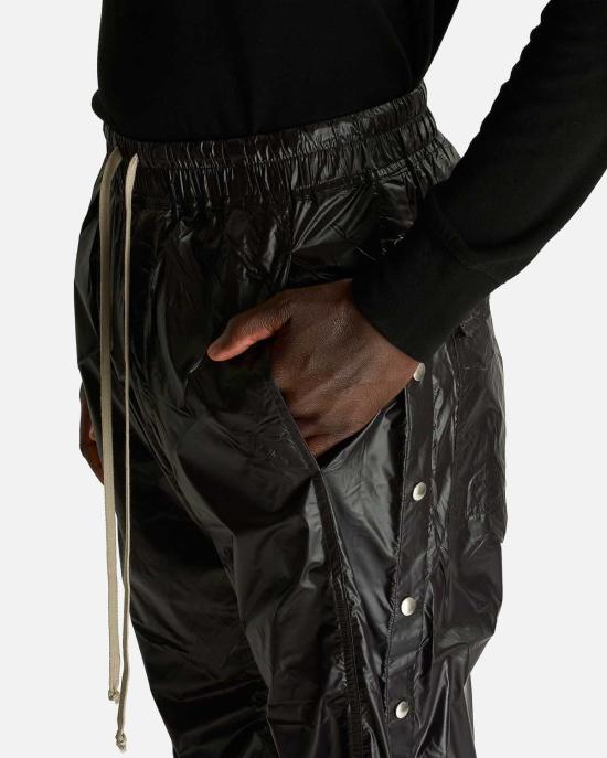  릭 오웬스 스트레이트 팬츠 와이드 푸셔  블랙 - RICK OWENS