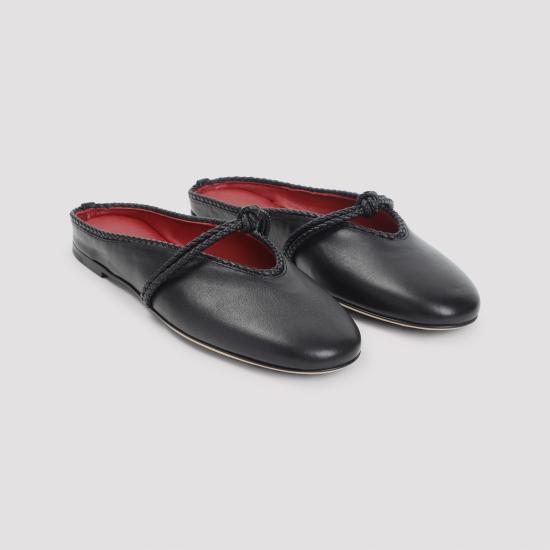 26FW 보테가베네타 플랫 슈즈 855863 VBSD0 1000 BLACK - BOTTEGA VENETA