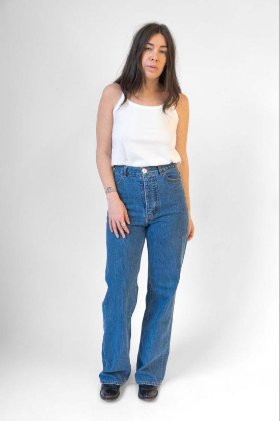 제시 캄 데님 팬츠 알타 진 팬츠 카우보이 블루