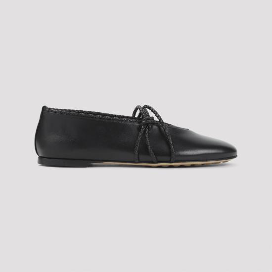 26SS 보테가베네타 플랫 슈즈 855866 VBSD0 1000 BLACK - BOTTEGA VENETA