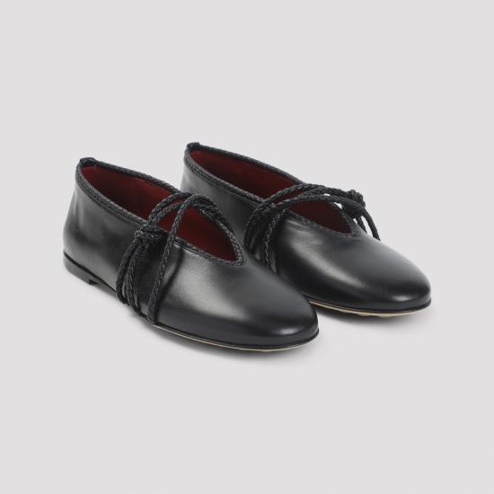 26SS 보테가베네타 플랫 슈즈 855866 VBSD0 1000 BLACK - BOTTEGA VENETA