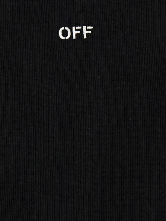  오프화이트 민소매 티셔츠 코튼  블랙 - OFF WHITE