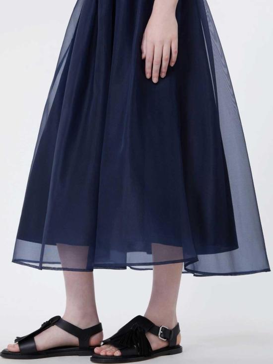 26SS 위켄드막스마라 미디 스커트 2615101032600000 Blue - WEEKEND MAX MARA