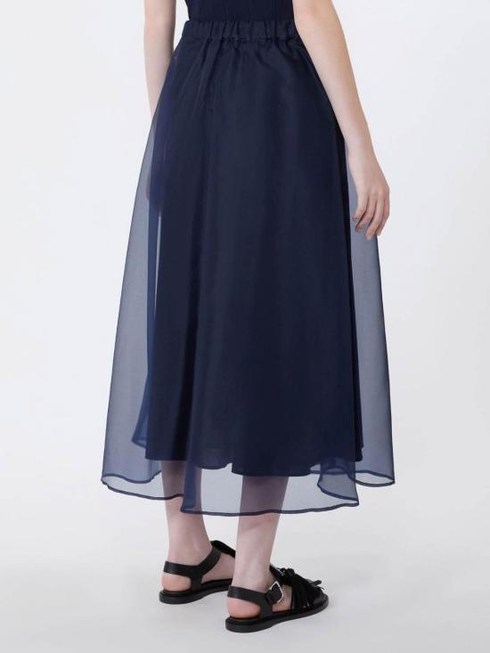 26SS 위켄드막스마라 미디 스커트 2615101032600000 Blue - WEEKEND MAX MARA