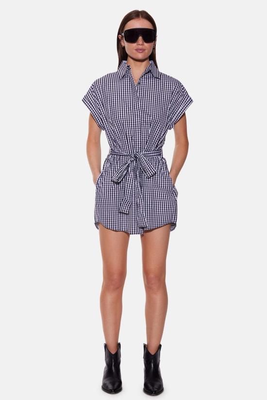  더 타일 클럽 숏 원피스 BCW25DRS78 GINGHAM - THE TILE CLUB