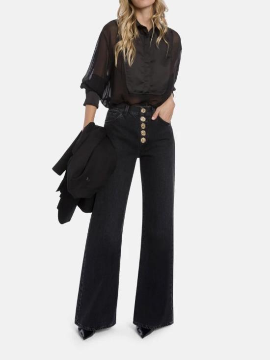26SS 돈답 스트레이트 팬츠 DP619BDFE305DMB4999 Black - DONDUP