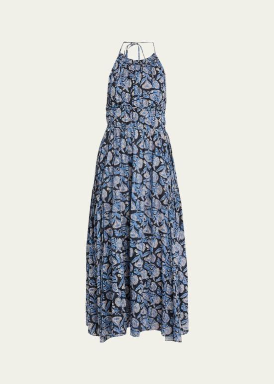  울라 존슨 롱 원피스 Ulla Johnson Anelise 홀터 미디 드레스 - ULLA JOHNSON