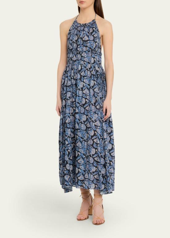  울라 존슨 롱 원피스 Ulla Johnson Anelise 홀터 미디 드레스 - ULLA JOHNSON
