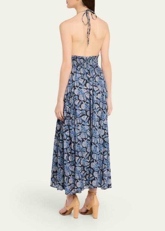  울라 존슨 롱 원피스 Ulla Johnson Anelise 홀터 미디 드레스 - ULLA JOHNSON