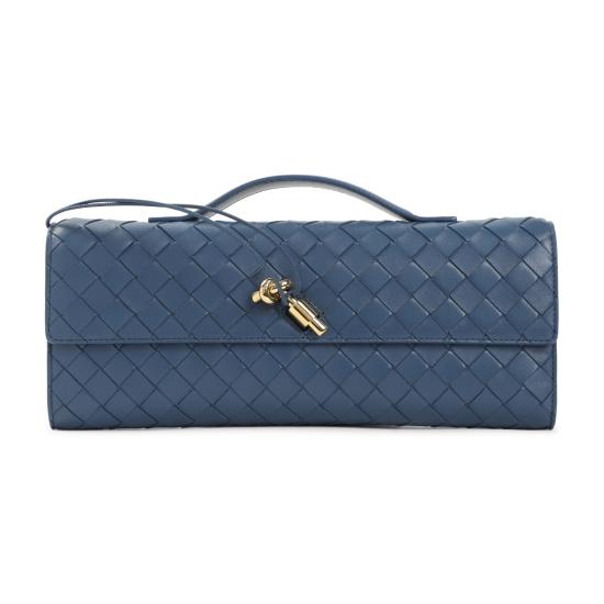 26FW 보테가베네타 안디아모 클러치 741511 VCPP3 4020 BLUE VENEZIA - BOTTEGA VENETA