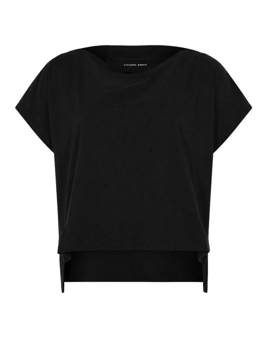 26SS 리비아나 콘티 반팔 티셔츠 L6SW64Y690 BLACK