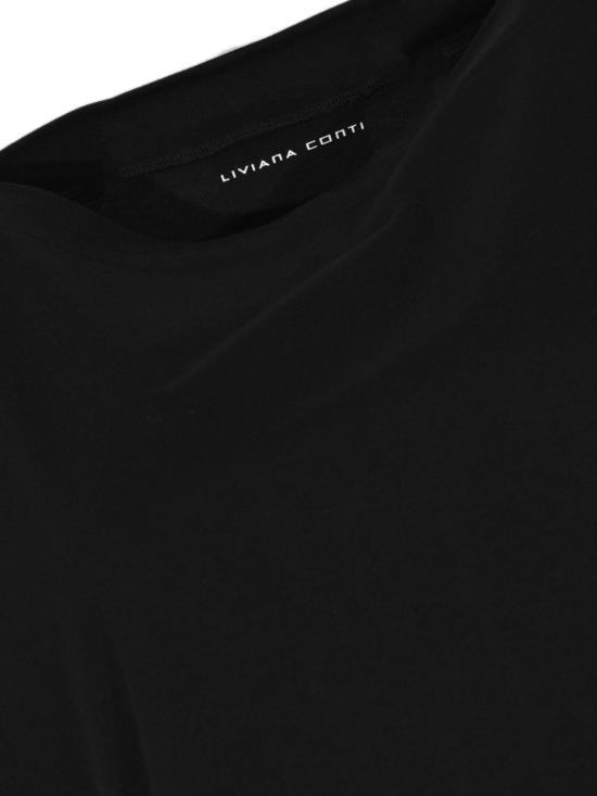 26SS 리비아나 콘티 반팔 티셔츠 L6SW64Y690 BLACK - LIVIANA CONTI