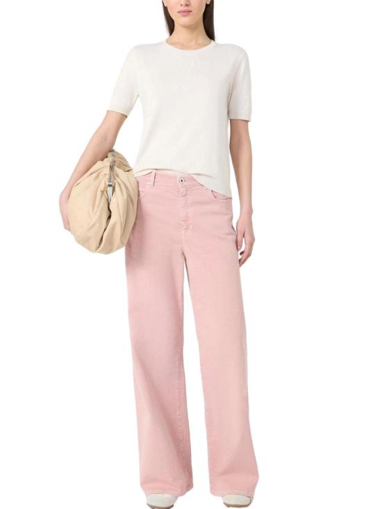 26SS 위켄드막스마라 메디나 코튼 팬츠 2615131051600000 Pink - WEEKEND MAX MARA