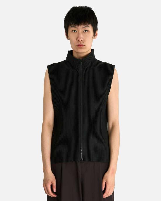  이세이 미야케 베스트 Homme Plisse Issey Miyake Mc April 조끼