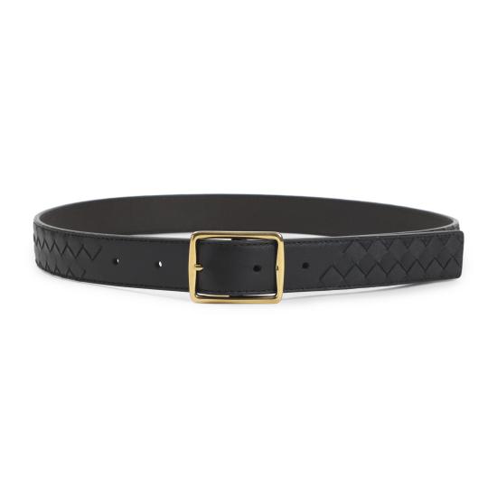26SS 보테가베네타 벨트 855244 V5N22 1206 BLACK FONDANT - BOTTEGA VENETA