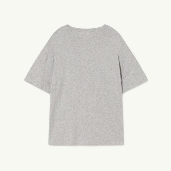  [키즈] 더 애니멀스 옵저버토리 티셔츠 어린이용 동물 관측소 수탉 오버사이즈 티셔츠 (연회색) - THE ANIMALS OBSERVATORY