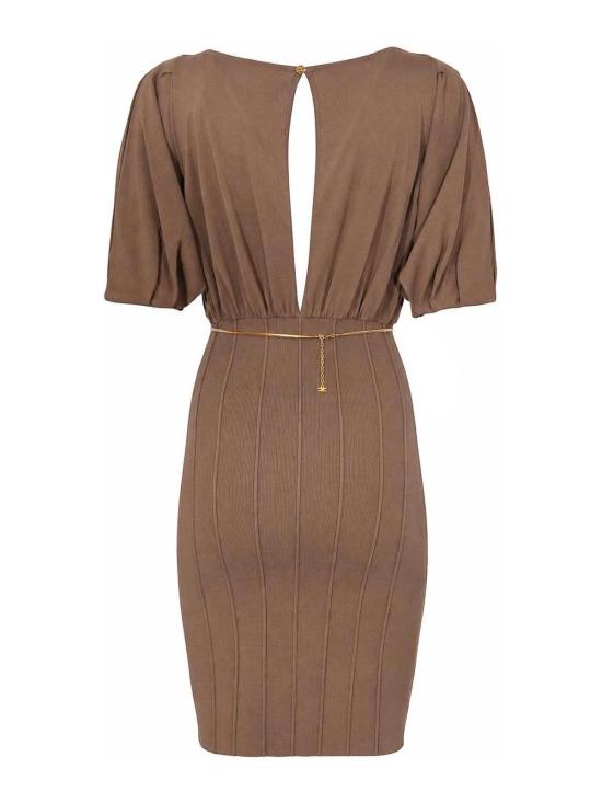26SS 엘리자베타프랜치 미디 스커트 AM94T62E2229 Dark Grey - ELISABETTA FRANCHI