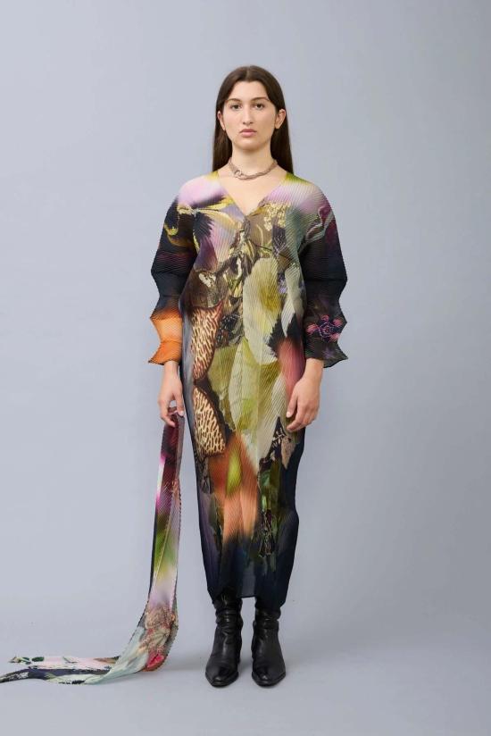  줄리아 호이어 롱 원피스 Julia Heuer Sue Handpleated Kaftan Nola