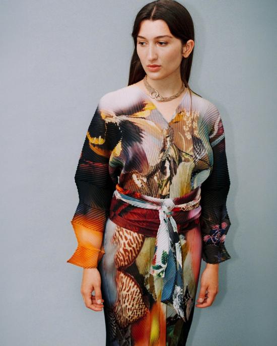  줄리아 호이어 롱 원피스 Julia Heuer Sue Handpleated Kaftan Nola - JULIA HEUER