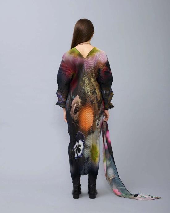  줄리아 호이어 롱 원피스 Julia Heuer Sue Handpleated Kaftan Nola - JULIA HEUER