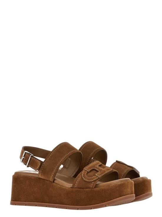26SS 호간 샌들 HXW7030GC30BTMS600 BROWN - HOGAN