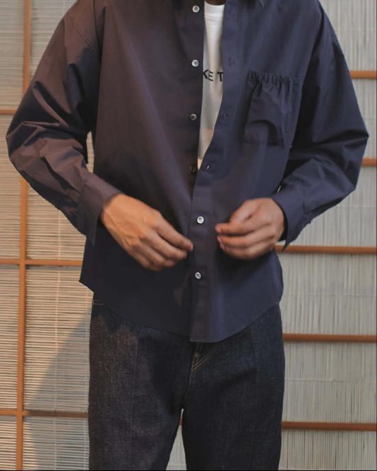  리폼드 셔츠 RESH 026 NVY BLUE - REFOMED