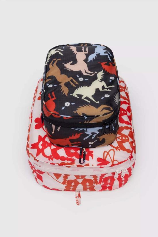  바쿠 클러치/파우치 바구 패킹 큐브 세트 - BAGGU