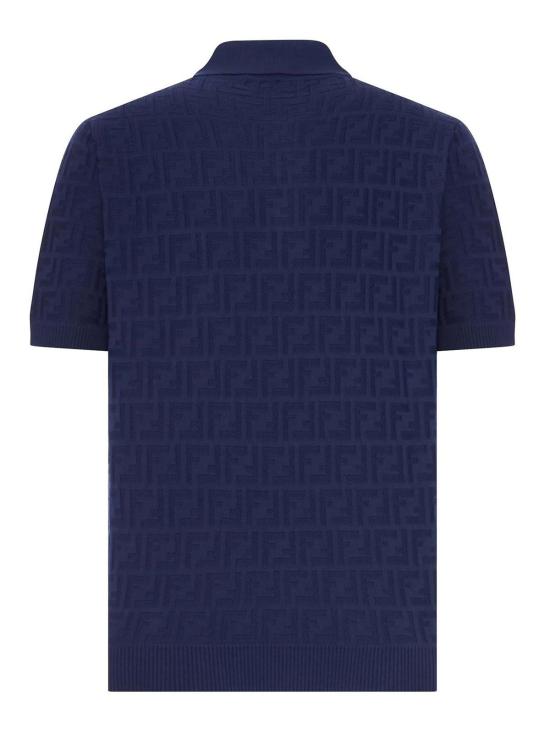 26FW 펜디 폴로 티셔츠 FZC162AUW0F0QA2 Blue - FENDI