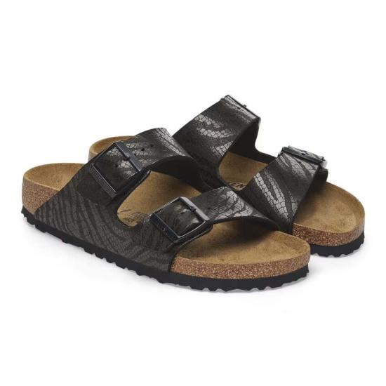 버켄스탁 샌들 버켄슈톡 아리조나 합성  블랙 제브라 - BIRKENSTOCK