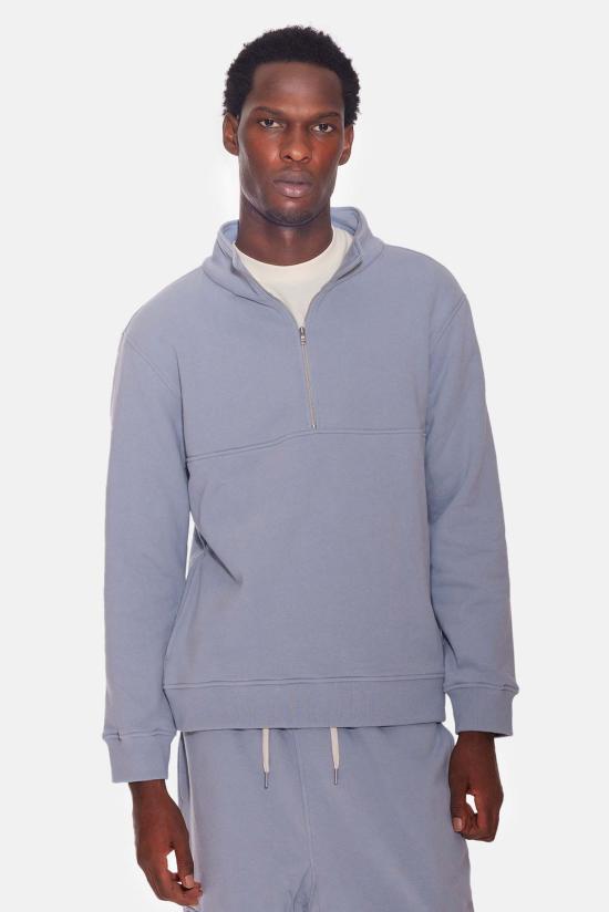  블루&크림 긴팔 티셔츠 BCFW24T91 BLUE - BLUE&CREAM