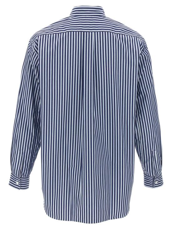  꼼데가르송 블라우스 Comme Des Garçons 코튼 포플린 셔츠 블루 - COMME DES GARCONS