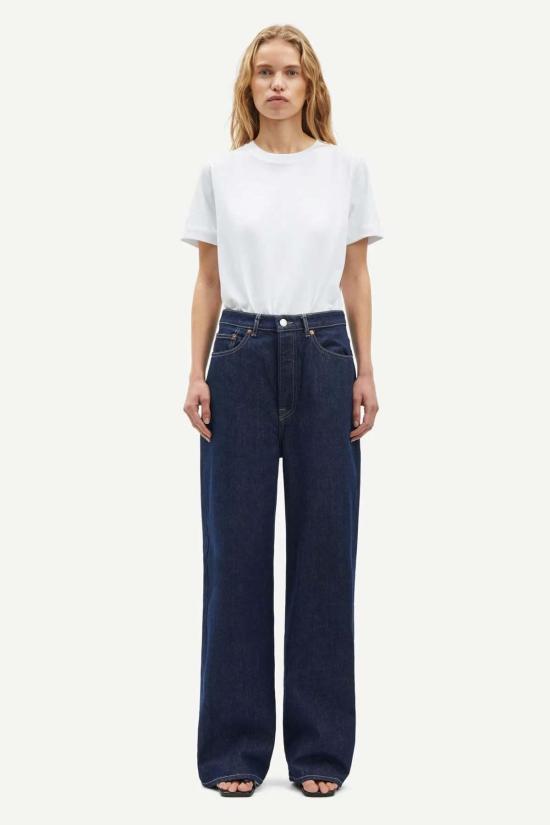  삼소앤삼소 데님 팬츠 Samsøe Samsøe Shelly 데님 진 다크 레이크