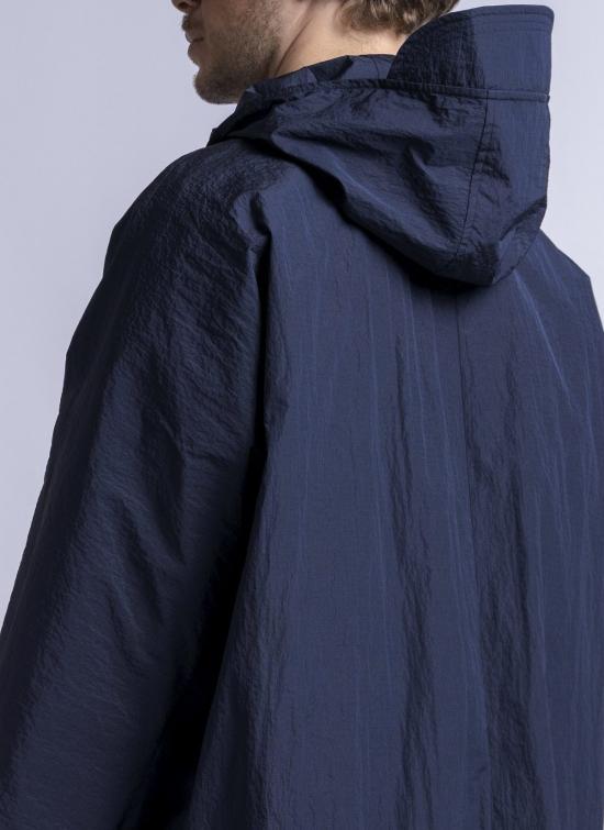  그레이 자켓 . 후드 노마드 파카 미드나잇 블루 리플 립스톱 - GREI