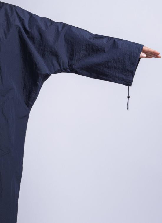  그레이 자켓 . 후드 노마드 파카 미드나잇 블루 리플 립스톱 - GREI