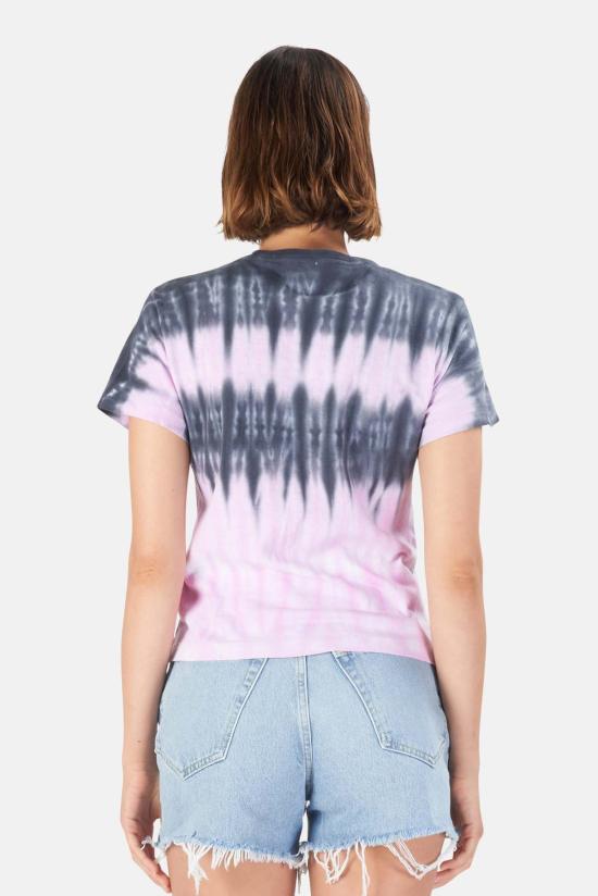  리던 반팔 티셔츠 024 2WSC1 STRIPE TIE DYE BLOSSOM - RE/DONE