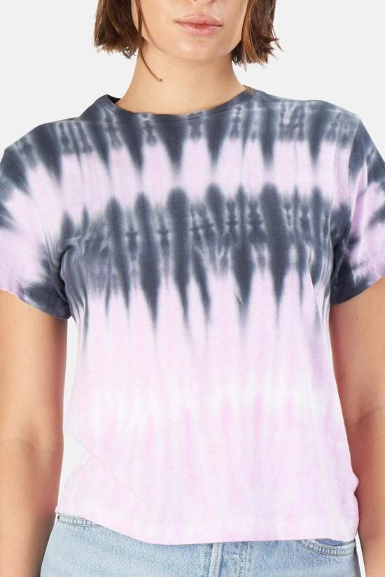  리던 반팔 티셔츠 024 2WSC1 STRIPE TIE DYE BLOSSOM - RE/DONE