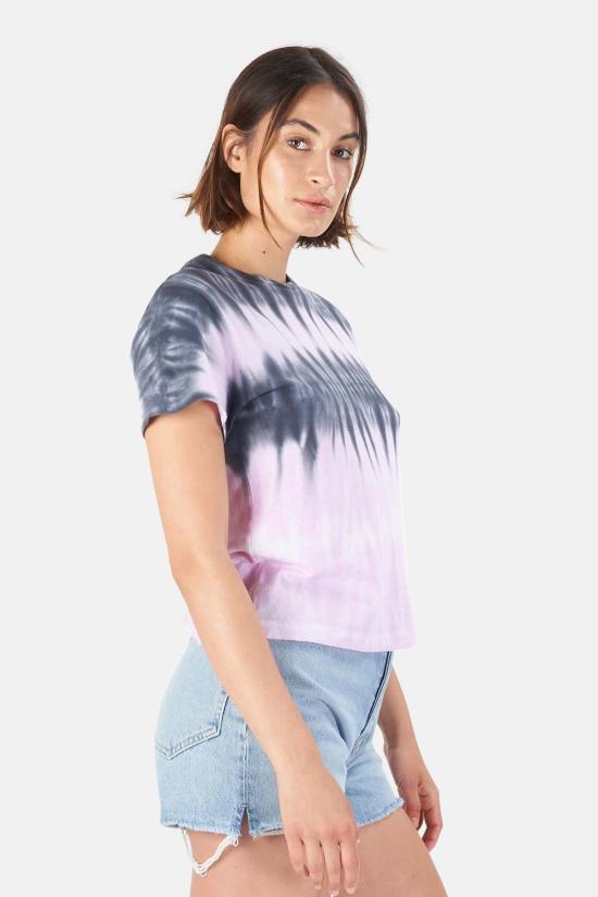  리던 반팔 티셔츠 024 2WSC1 STRIPE TIE DYE BLOSSOM - RE/DONE
