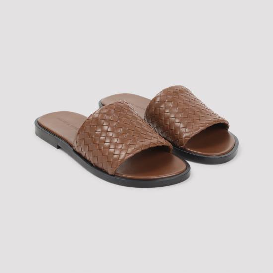 26FW 보테가베네타 샌들 838348 V2ED0 2509 DARK LEATHER BROWM - BOTTEGA VENETA