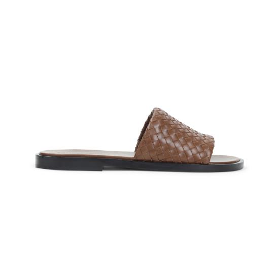 26FW 보테가베네타 샌들 838348 V2ED0 2509 DARK LEATHER BROWM - BOTTEGA VENETA
