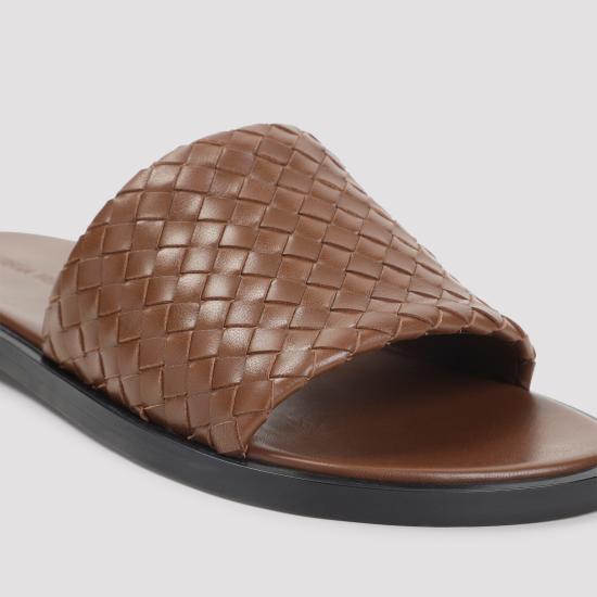 26FW 보테가베네타 샌들 838348 V2ED0 2509 DARK LEATHER BROWM - BOTTEGA VENETA