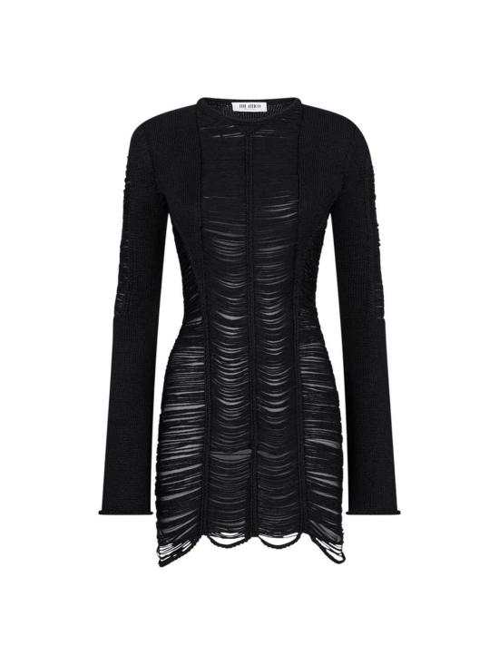 26FW 디 아티코 숏 원피스 261WCA00525KVV097AA 100 BLACK